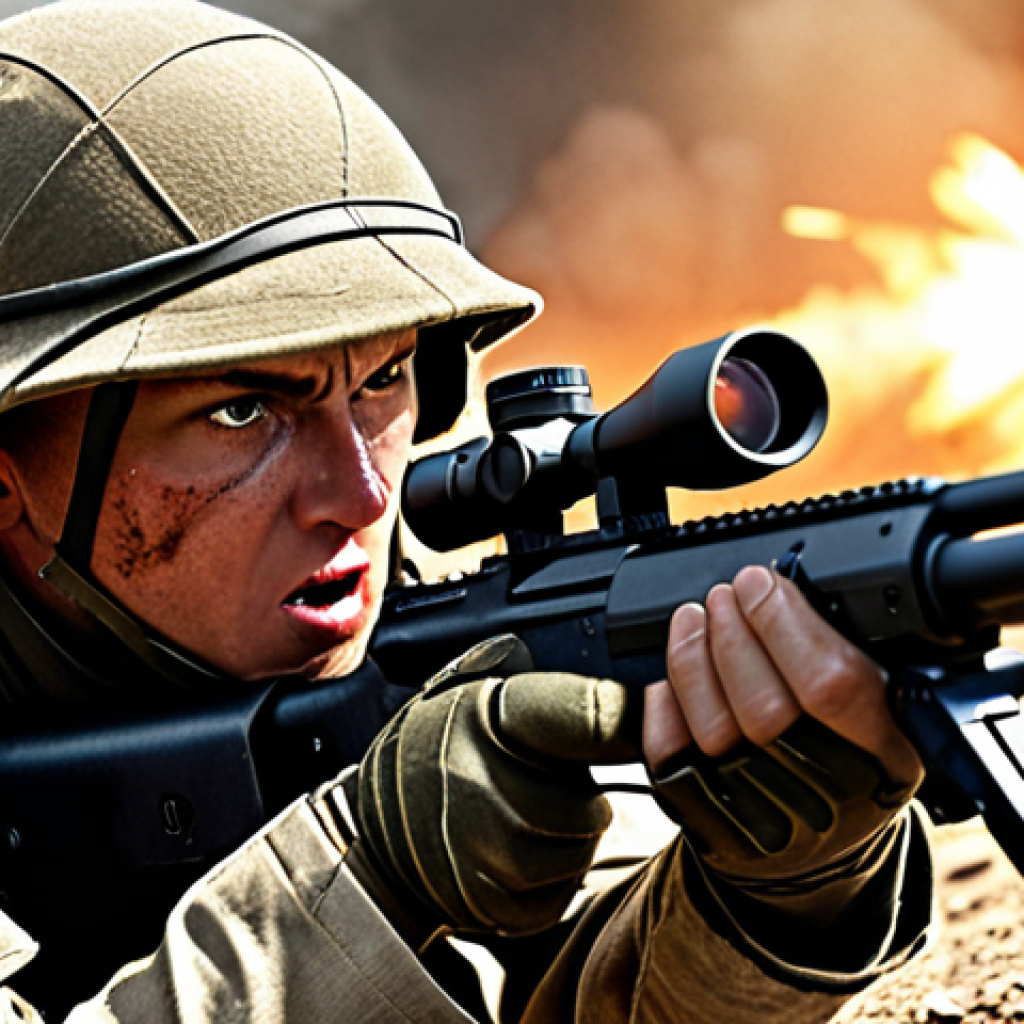 **AWM Sniper Rush:**  A Sudden Attack sniper aggressively sliding and firing an AWM amidst a chaotic firefight in a close-quarters map, focusing on a dynamic action shot with muzzle flash and intense expressions.